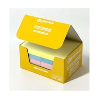 スマートバリュー 強粘着ふせん パステル混色 75×50mm 10パッド入 P611JP10