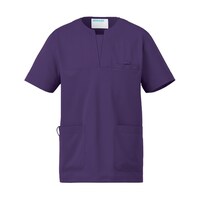 KAZEN スクラブ(男女兼用)バイオレット L 98947