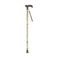 島製作所 花柄折りたたみステッキ 花柄BR 43F1