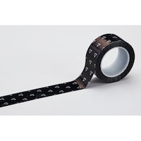 日本緑十字社 クリーンルーム用ラインテープ HCPAS50BK 黒 50mm幅×33m 帯電防止タイプ 259028