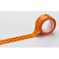日本緑十字社 クリーンルーム用ラインテープ HCPAS50YR オレンジ 50mm幅×33m 帯電防止タイプ 259027