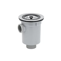 スギコ 小型排水トラップ G11/2ネジ オーバーフロー付 A蓋仕様 TO197A(S)