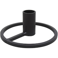 セーフラン安全用品 キャンドルスタンド 黒 φ11.5×4.8cm J2470BK