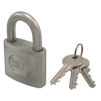 ハイロジック ステンレス製Wロック南京錠 50mm 3本キー 72823