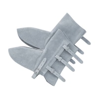 アズワン 牛床革保護具 足カバー 1組(2個入) TYKAK