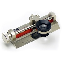 クリアー光学 縞見ルーペ リネンテスター 1mm&1/8インチ目盛付 10倍 17mm ICW25