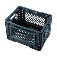 アズワン 折りたたみメッシュコンテナ25L グレー TRMPB25GY