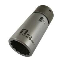 イチネンミツトモ QCソケット シングル 24mm 12角 IM―4W24―12K 19808