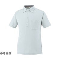 小倉屋 9020 DRYボタンダウン半袖ポロ ライトグレー L 902046L