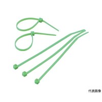 アズワン ケーブルタイ 幅4.8mmX長さ368mm最大結束φ105 緑 1袋(100本入) TRCVR368GN