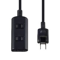 朝日電器 扉付タップラン3P 3m ブラック WBTN3030B(BK)