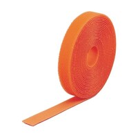 アズワン マジックバンド結束テープ両面 オレンジ20mm×25m MKT20250OR