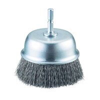 アズワン 軸付カップブラシ φ75X軸6.35 鋼線 線径0.3 TB664260