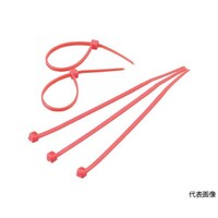 アズワン ケーブルタイ 幅4.8mmX長さ368mm最大結束φ105 赤 1袋(100本入) TRCVR368R