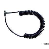 アズワン ハイパワーコイルホース高圧用 2.5MPa 3.8m HPC5K