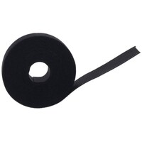 ハイロジック ベルクロ 高耐力結束ベルト 3.8cm×9m 1本入 黒 91372