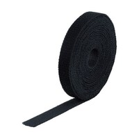 アズワン マジックバンド結束テープ 両面 黒 20mm×25m MKT20250BK