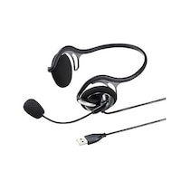 サンワサプライ 2.1m USBヘッドセット(ネックバンドタイプ) EA763BC56