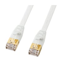 サンワサプライ CAT7ウルトラフラットLANケーブル 15m ホワイト KBFLU715W
