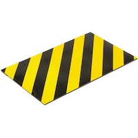 日本緑十字社 トラ柄クッション(マグネット付き) 黄/黒 TRC355M 無反射 300×500×5mm 247121