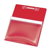 アズワン マグネットポケットA4用 赤 MGPA4R