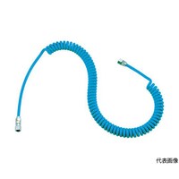 アズワン エアコイルホース ウレタンコイルホース細巻 ストレート型 2.4m CHA500