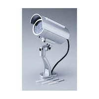 日本緑十字社 ダミー防犯カメラ ソーラー充電式 防雨タイプ ダミーカメラ防雨型3 352073