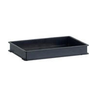 アズワン 導電コンテナ ECPZ0004 ブラック PZ0004EBK