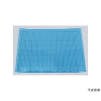 アズワン 液晶保護フィルム フッ素反射防止 基材100ミクロン シリコン粘着剤50ミクロン 400MMX500MM 方眼印刷、R定規付 TEHF4050NR