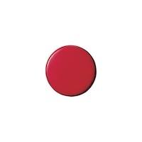 スマートバリュー 両面強力カラーマグネット 30mm 赤 1箱(10個入) B271JR