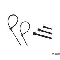 アズワン ケーブルタイ 幅4.8mmX300mm 最大結束Φ80 耐候性 100本入 TRCVJ300W