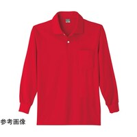 小倉屋 9007 DRY長袖ポロシャツ レッド LL 900710LL