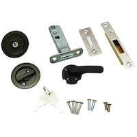 ハイロジック 引戸用 鍵付鎌錠 2本キー ブロンズ NP121MLB