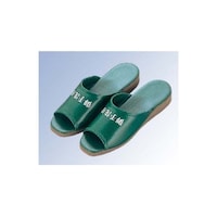 江部松商事 御手洗用 スリッパ SS106TL(茶厚底)グリーン(010) 7634210