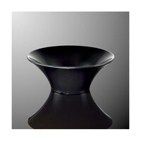 国際化工 19cmラーメン鉢 黒C L 66BKC