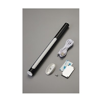 日本緑十字社 LEDライト LED Magic Wand(マジックワンド) 黒 22Φ×306mm 充電式 353043