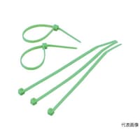アズワン カラーケーブルタイ 緑 幅4.8X300mm最大結束Φ83標準型 1袋(100本入) TRCVR300SGN