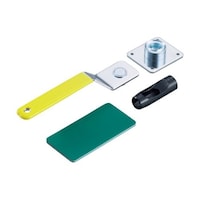 アズワン 両面ハトメパンチセット プラスチック専用 12mm・ポリカハトメ・ポンチ・下敷き付) THPJH12