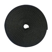 アズワン ナイロン平ベルト 1.6t×38mm×5m 黒 TNB385BK