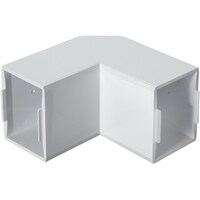 サンワサプライ 配線ダクト(内外L型・ホワイト) CAKK80DR