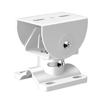 ビットストロング 監視・CCTVカメラアルミ合金ポールマウントブラケット 取り付け金具 80x80x95mm 白 BSKANPBGO46