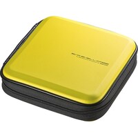 サンワサプライ ブルーレイディスク対応 セミハードケース 24枚収納 イエロー FCDWLBD24Y