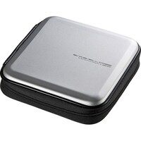 サンワサプライ ブルーレイディスク対応 セミハードケース 24枚収納 シルバー FCDWLBD24S