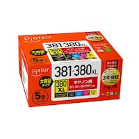 プレジール プレジール 汎用インクカートリッジ BCI381+380/5MP用 5色セット PLEC3815P