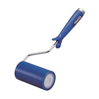 アズワン クリーンルーム用粘着ローラー4インチ用ハンドル 粘着ローラー青1巻付 2重袋入 CNR4HB