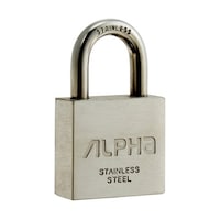 アルファ ステンレス南京錠(同一キー)40mm No.N274040 KA