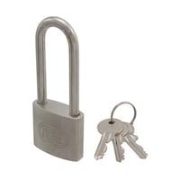 ハイロジック ステンレス製Wロック南京錠 弦長 40mm 3本キー 72825