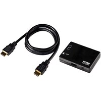 朝日電器 HDMIセレクター ケーブル付 ASLHD302C