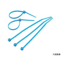 アズワン カラーケーブルタイ 青 幅4.8X250mm最大結束Φ68標準型 1袋(100本入) TRCVR250B