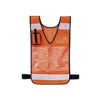 日本緑十字社 差込式でええよん(反射帯付きベスト)オレンジ 237220
